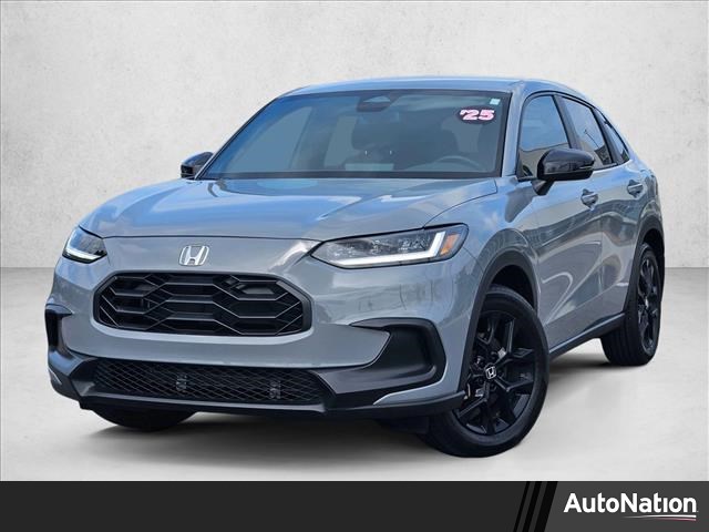 Silver 2025 Honda HR-V Sport FWD SUV / Crossover Front-Wheel Drive Automatic