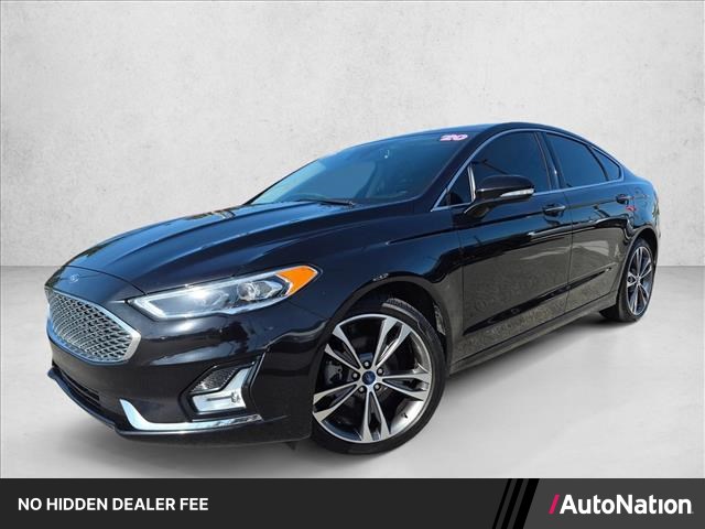 Agate Black Metallic 2020 Ford Fusion Sedan All-Wheel Drive 6-Speed Automatic