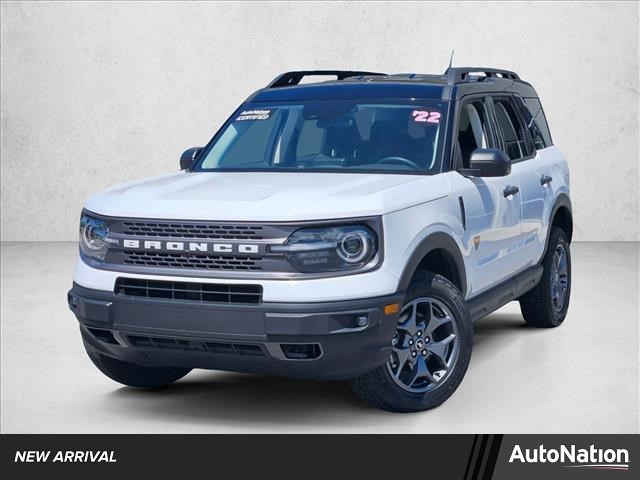 Oxford White 2022 Ford Bronco Sport Badlands 4WD SUV / Crossover All-Wheel Drive 8-Speed Automatic