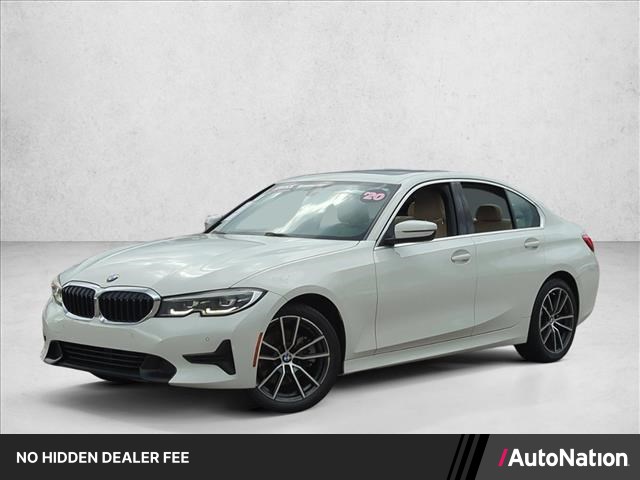 Alpine White 2020 BMW 3 Series Sedan Rear-Wheel Drive Automatic