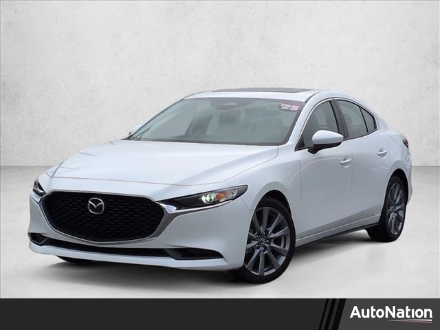 Snowflake White Pearl Mica 2025 Mazda MAZDA3 2.5 S Preferred Sedan FWD Sedan Front-Wheel Drive Automatic