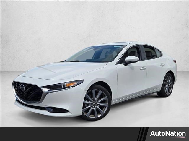 Snowflake White Pearl Mica 2025 Mazda MAZDA3 2.5 S Preferred Sedan FWD Sedan Front-Wheel Drive Automatic