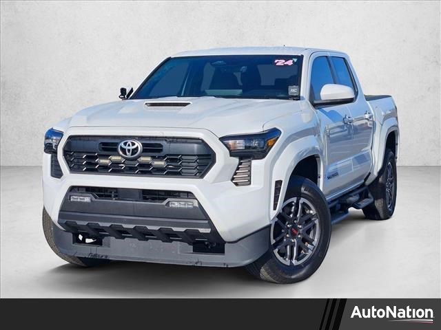 White (Wind Chill Pearl) 2024 Toyota Tacoma TRD Sport Double Cab RWD Pickup Truck 4X2 Automatic