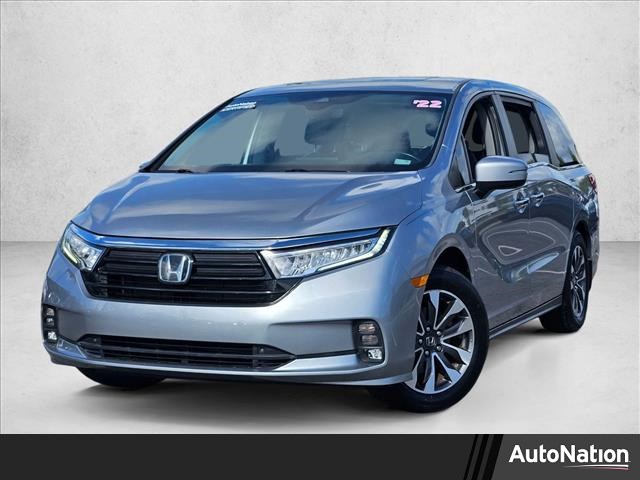 Silver/Gray 2022 Honda Odyssey EX-L FWD Minivan Front-Wheel Drive Automatic