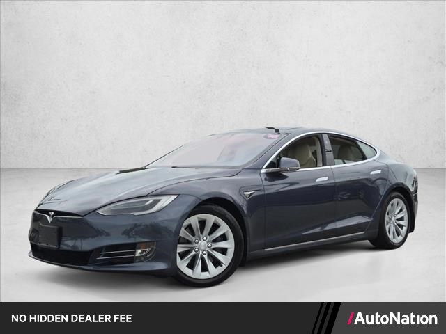 Gray 2018 Tesla Model S 75D AWD Sedan All-Wheel Drive Automatic