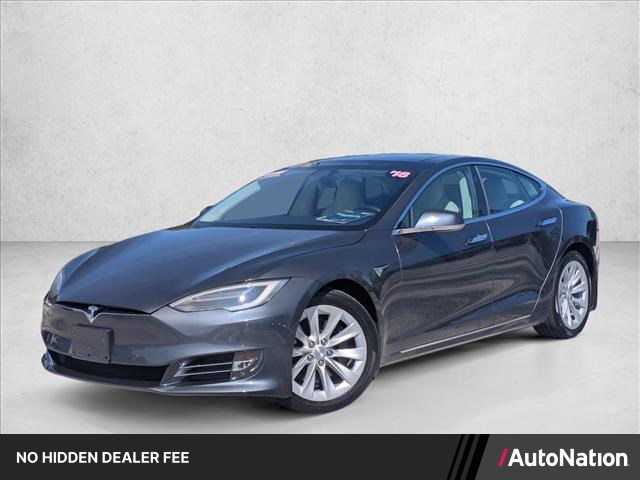 Gray 2018 Tesla Model S 75D AWD Sedan All-Wheel Drive Automatic