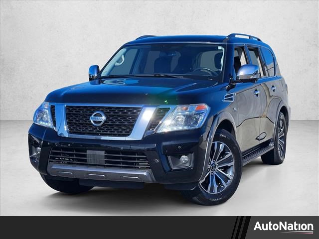 Super Black 2020 Nissan Armada SL RWD SUV / Crossover 4X2 Automatic