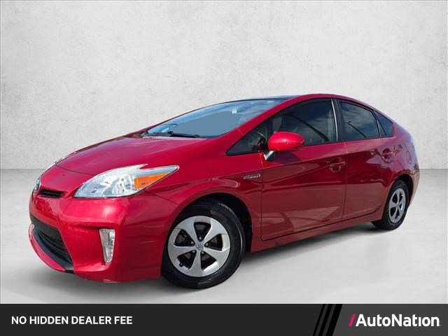 Barcelona Red Metallic 2013 Toyota Prius Hatchback Front-Wheel Drive Automatic