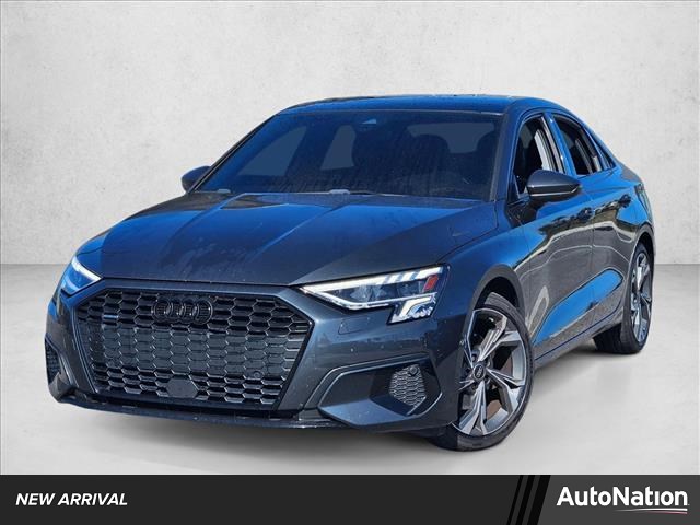 Silver/Gray 2023 Audi A3 40 TFSI quattro Premium Plus AWD Sedan All-Wheel Drive Automatic