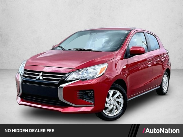 Wine Red Metallic 2024 Mitsubishi Mirage ES FWD Hatchback Front-Wheel Drive Automatic