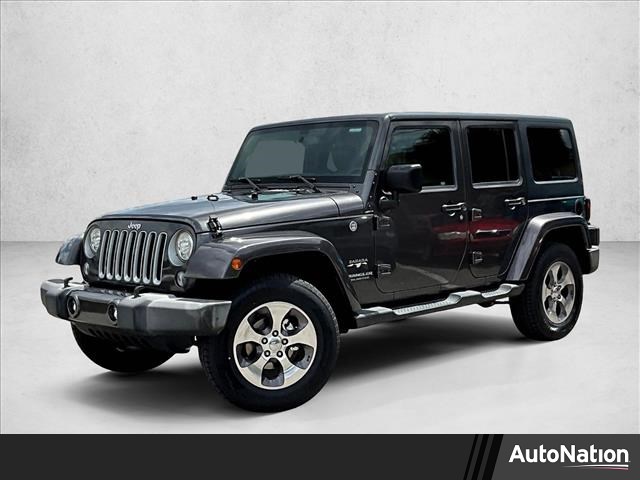 2017 Jeep Wrangler Unlimited Sahara 4WD Gris (Granite Crystal Metallic Clearcoat) SUV/Crossover Todo terreno 5 velocidades Automática