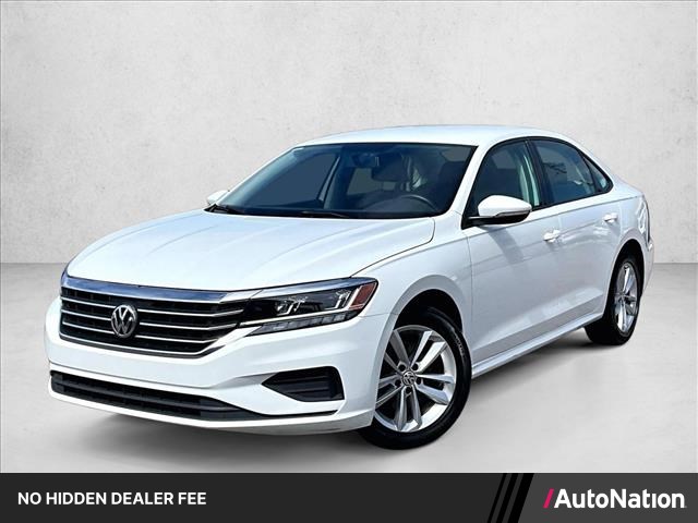 White 2021 Volkswagen Passat Sedan Front-Wheel Drive 6-Speed Automatic