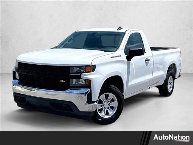 Summit White 2019 Chevrolet Silverado 1500 Work Truck LB RWD Pickup Truck 4X2 6-Speed Automatic