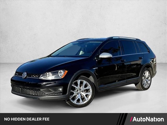 Deep Black Pearl 2017 Volkswagen Golf Alltrack SEL 4Motion AWD Wagon All-Wheel Drive 6-Speed Automatic
