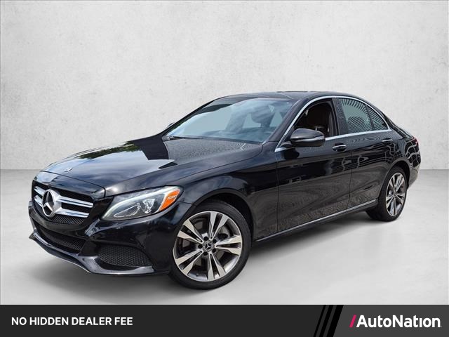 Black 2018 Mercedes-Benz C-Class Sedan All-Wheel Drive Automatic