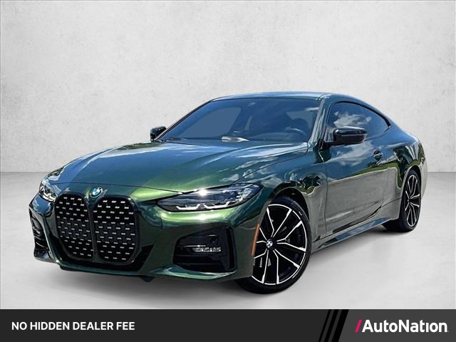 San Remo Green Metallic 2022 BMW 4 Series Coupe Rear-Wheel Drive Automatic