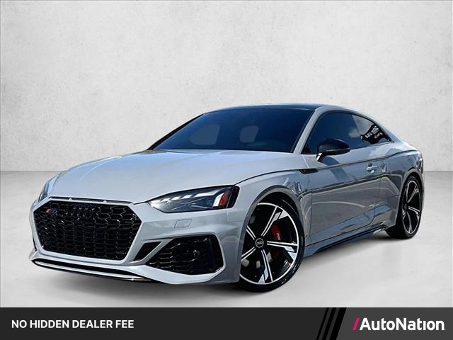Silver/Gray 2023 Audi RS 5 Coupe All-Wheel Drive Automatic