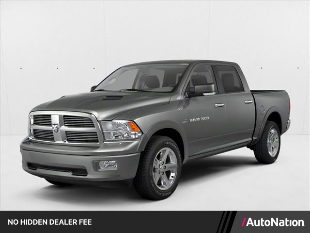 Brilliant Black Cr 2010 Dodge RAM 1500 Pickup Truck Four-Wheel Drive 5-Speed Automatic