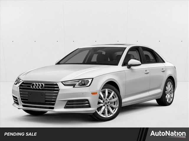 White 2018 Audi A4 2.0 TFSI quattro Premium Plus AWD Sedan All-Wheel Drive Automatic