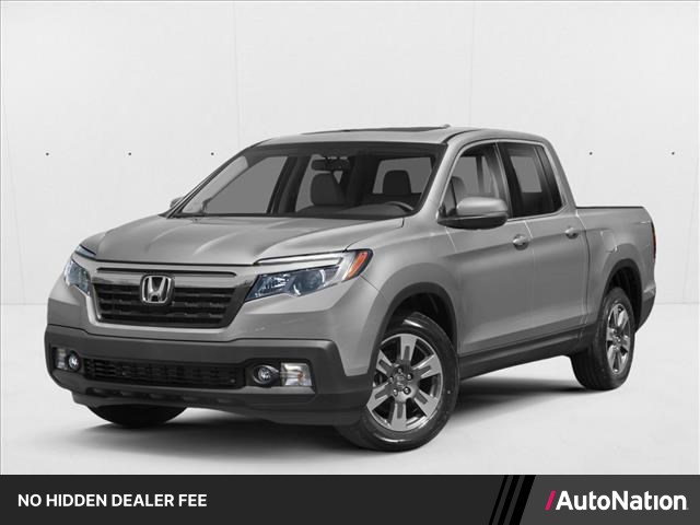 White 2019 Honda Ridgeline RTL-T FWD Pickup Truck Front-Wheel Drive 6-Speed Automatic