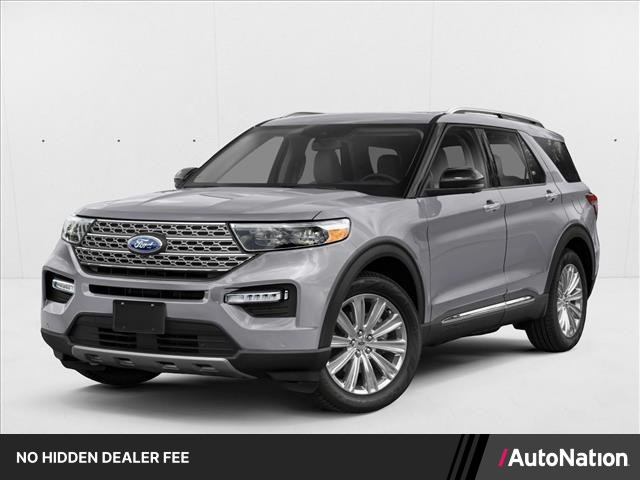 Silver 2020 Ford Explorer SUV / Crossover Rear-Wheel Drive Automatic