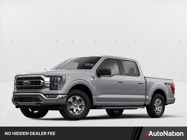 Blue 2022 Ford F-150 Pickup Truck Four-Wheel Drive Automatic