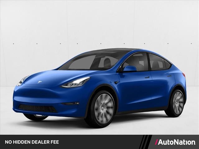 Silver/Gray 2021 Tesla Model Y Long Range AWD SUV / Crossover All-Wheel Drive Automatic