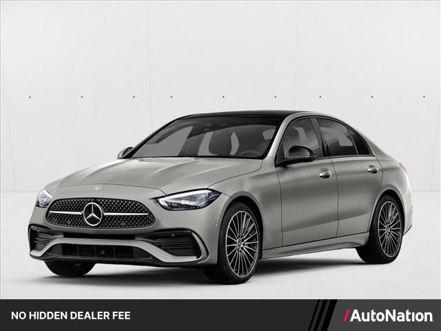 Black 2024 Mercedes-Benz C-Class Sedan Rear-Wheel Drive Automatic