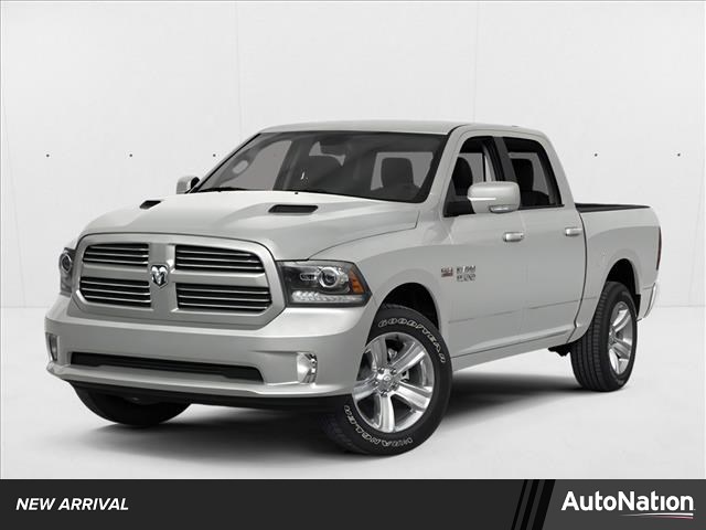 Bright Silver Metallic 2013 RAM 1500 Lone Star Crew Cab 4WD Pickup Truck Four-Wheel Drive 8-Speed Automatic