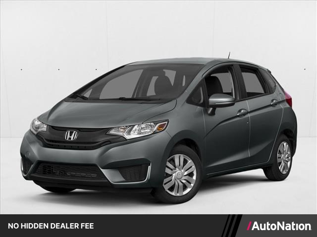 Gray (Modern Steel Metallic) 2015 Honda Fit Hatchback Front-Wheel Drive Automatic