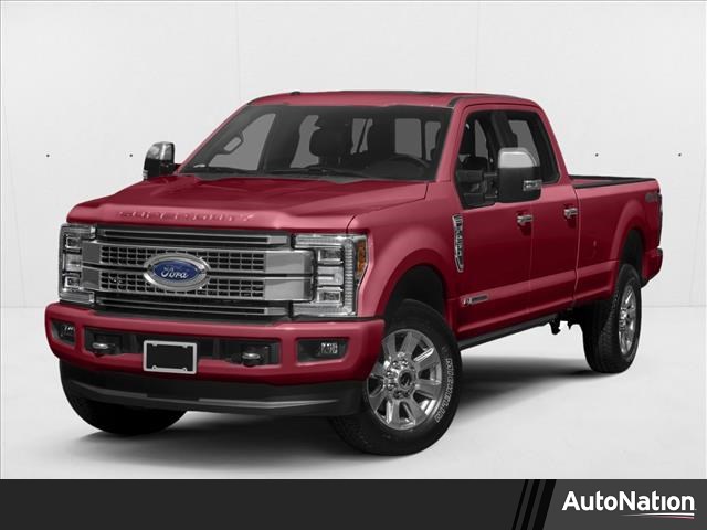 Ruby Red Metallic Tinted Clearcoat 2017 Ford F-350 Super Duty Platinum Crew Cab 4WD Pickup Truck Four-Wheel Drive Automatic
