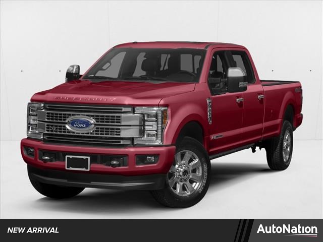 Ruby Red Metallic Tinted Clearcoat 2017 Ford F-350 Super Duty Platinum Crew Cab 4WD Pickup Truck Four-Wheel Drive Automatic