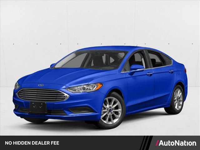 Blue Metallic 2018 Ford Fusion Sedan Front-Wheel Drive Automatic