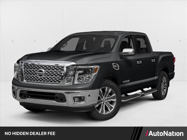 Gray (Magnetic Black) 2018 Nissan Titan Pickup Truck Four-Wheel Drive Automatic