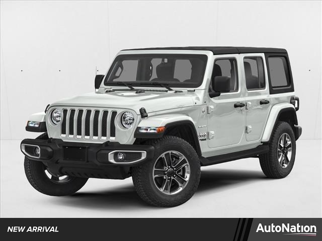 Bright White Clearcoat 2020 Jeep Wrangler Unlimited Sahara 4WD SUV / Crossover Four-Wheel Drive 8-Speed Automatic