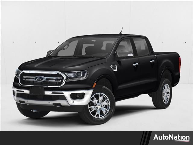 Shadow Black 2021 Ford Ranger Lariat SuperCrew 4WD Pickup Truck Four-Wheel Drive Automatic