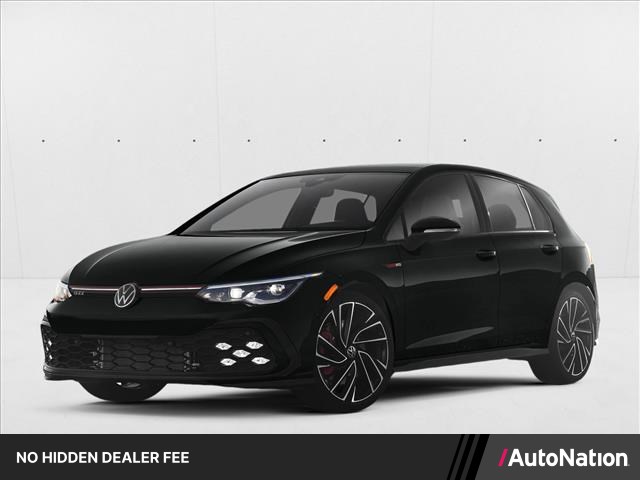 Deep Black Pearl 2022 Volkswagen Golf GTI Hatchback Front-Wheel Drive 7-Speed Automatic