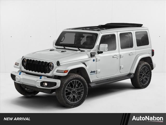 Bright White Clearcoat 2024 Jeep Wrangler 4xe Sahara 4WD SUV / Crossover Four-Wheel Drive 8-Speed Automatic