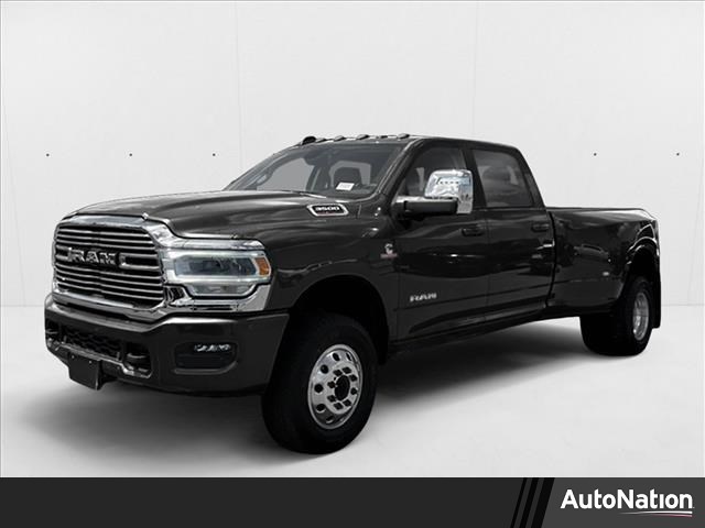 Diamond Black Crystal Pearlcoat 2024 RAM 3500 Big Horn Crew Cab LB DRW 4WD Pickup Truck Four-Wheel Drive 6-Speed Automatic