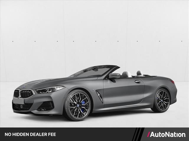 Gray (Skyscraper Grey Metallic) 2026 BMW 8 Series Convertible Rear-Wheel Drive Automatic