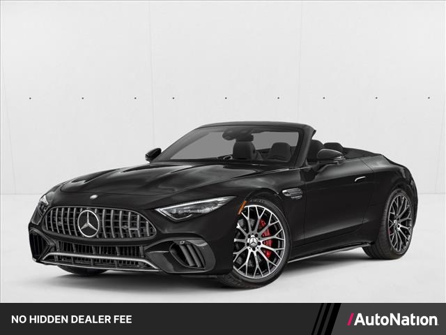Obsidian Black Metallic 2026 Mercedes-Benz SL-Class AMG SL 55 4MATIC Convertible All-Wheel Drive Automatic