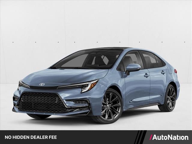 Celestite/Midnight Black Metallic 2026 Toyota Corolla Sedan Front-Wheel Drive Continuously Variable Transmission