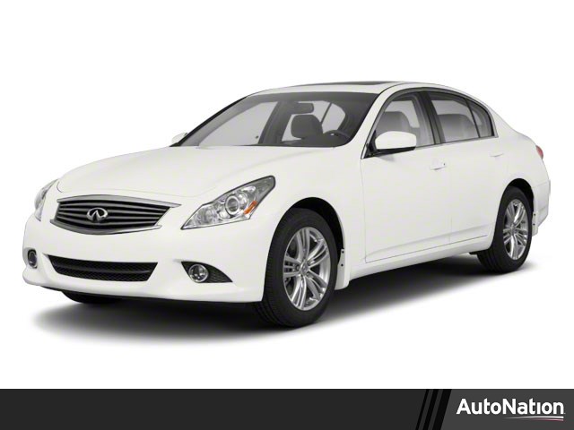 Moonlight White 2011 INFINITI G25 Journey RWD Sedan Rear-Wheel Drive Automatic
