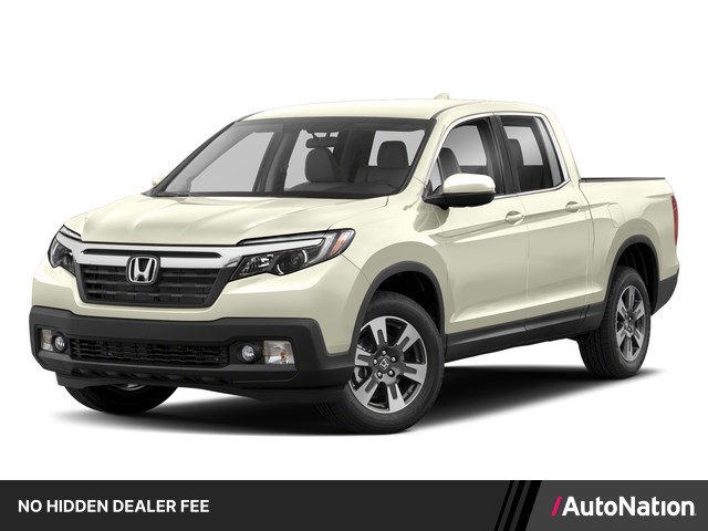 White Diamond Pearl 2018 Honda Ridgeline Pickup Truck All-Wheel Drive 6-Speed Automatic