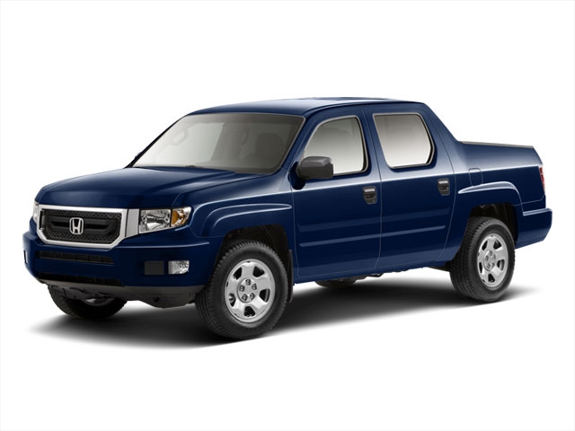 White 2011 Honda Ridgeline Pickup Truck Four-Wheel Drive 5-Speed Automatic