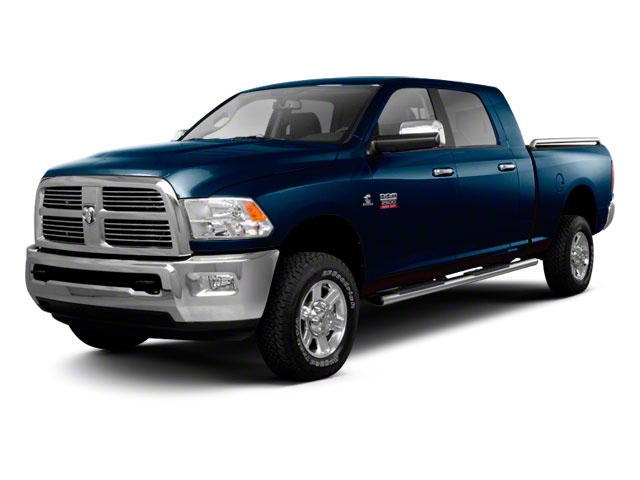 White Gold Clearcoat 2012 RAM 2500 Laramie Longhorn Mega Cab 4WD Pickup Truck Four-Wheel Drive 6-Speed Automatic