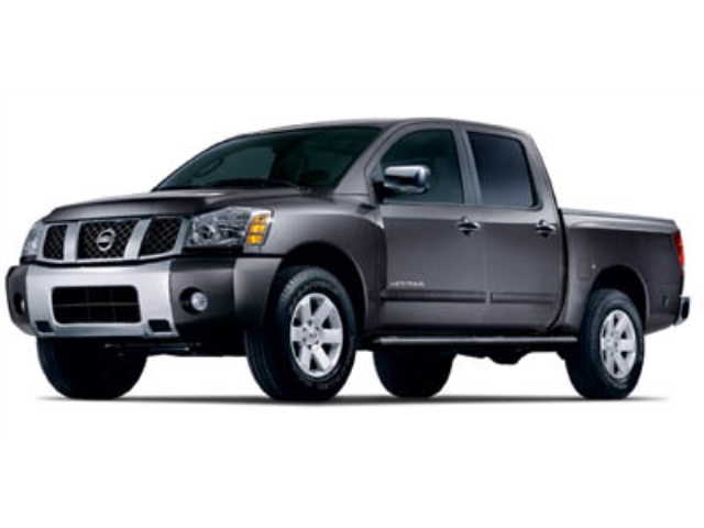 Radiant Silver 2005 Nissan Titan Pickup Truck Rear-Wheel Drive 5-Speed Automatic
