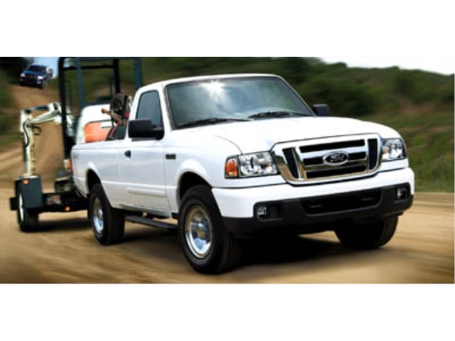 Red 2007 Ford Ranger Pickup Truck 5-Speed Manual