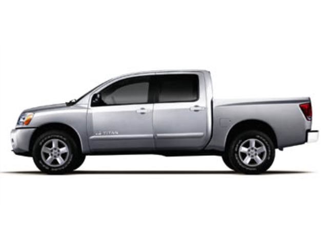 Red Alert 2007 Nissan Titan Crew Cab SE Pickup Truck Rear-Wheel Drive Automatic