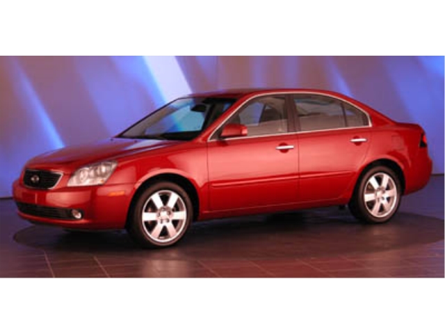 Silver 2007 Kia Optima Sedan Front-Wheel Drive 5-Speed Automatic